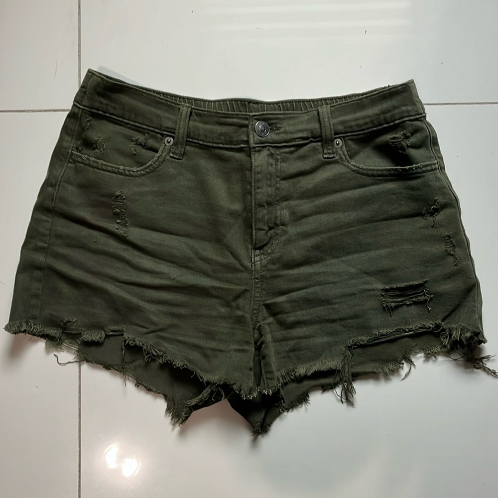 Aerie Army Green Shorts